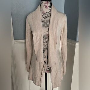 White House Black Market Cream Cardigan